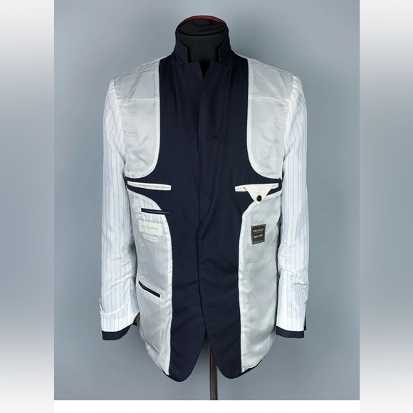 Suitsupply blazer dark blue Sz 38 mens Sienna Ticket Pocket Inc Wool 130’S - Picture 7 of 9